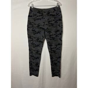 Camo Crop Leggings Womens XL Cozy Stretch Knit Gray Green Rachel Zoe Athleisure